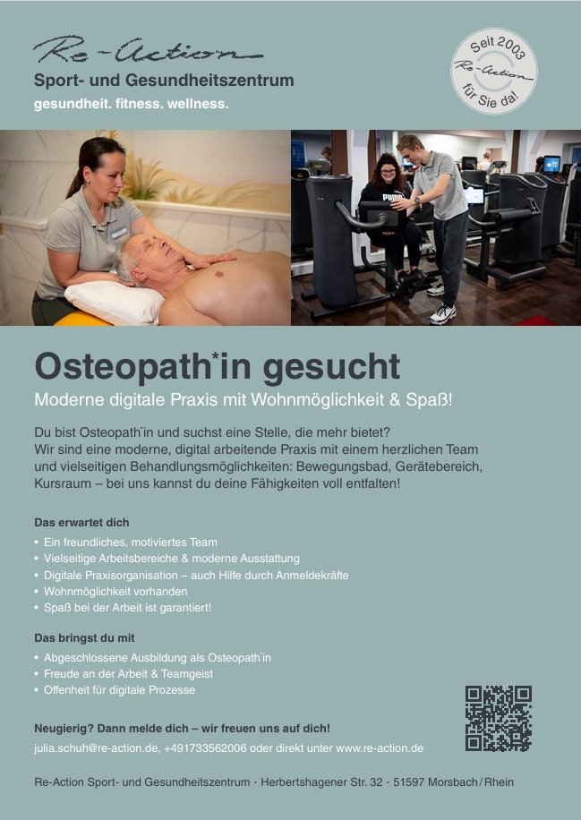 Stellenangebot-Osteo
